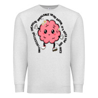 Oatmeal Heather brain Premium Sweatshirt - MaliasSmallBusiness
