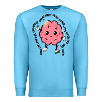 Ocean Blue brain Premium Sweatshirt - MaliasSmallBusiness