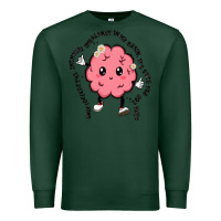 Sports Green brain Premium Sweatshirt - MaliasSmallBusiness