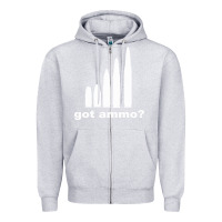 Heather Grey Got Ammo Zipper Hoodie - Bettercallsaul