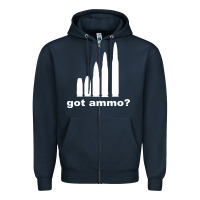 Navy Got Ammo Zipper Hoodie - Bettercallsaul