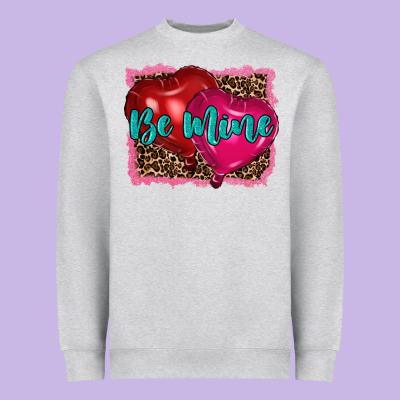 Valentine's Day Be Mine Heavyweight Sweatshirt Designed By Ranaportraitstore