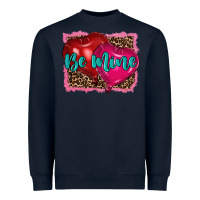 Navy valentine's day be mine Heavyweight Sweatshirt - RanaPortraitStore