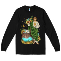 Black san judas coffee cup sunflower Long Sleeve Tee - JahusDesignShop