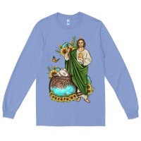 Colony Blue san judas coffee cup sunflower Long Sleeve Tee - JahusDesignShop