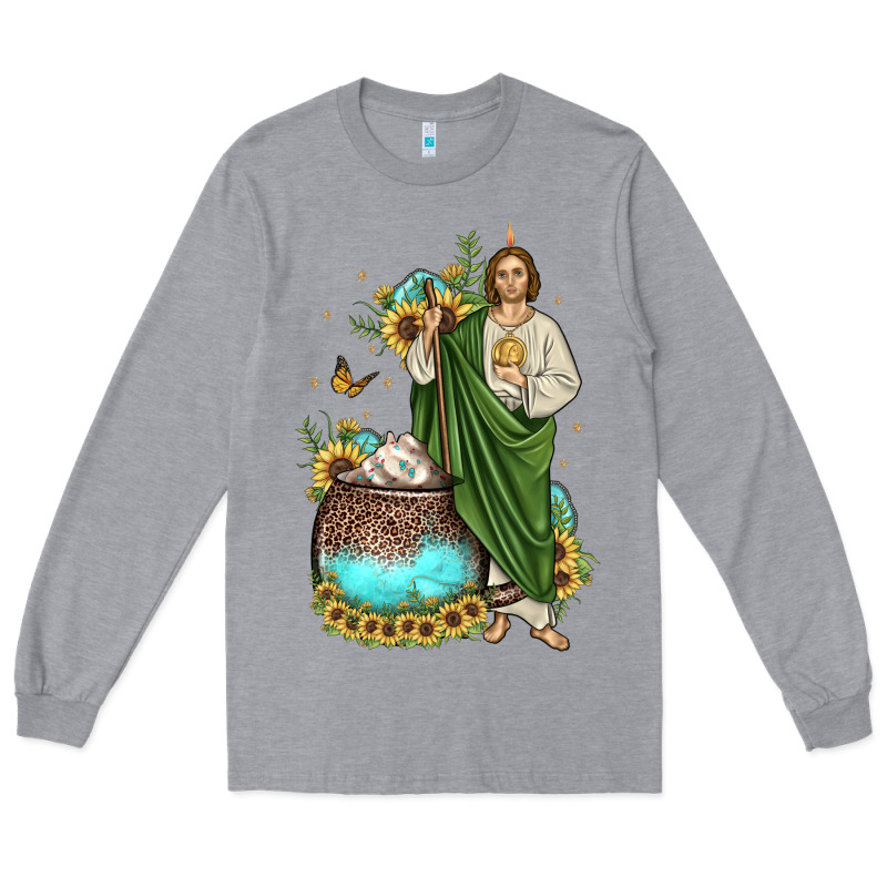 San Judas Coffee Cup Sunflower Long Sleeve Tee by JahusDesignShop | Teevron