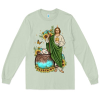 Matcha san judas coffee cup sunflower Long Sleeve Tee - JahusDesignShop