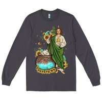 Smoke san judas coffee cup sunflower Long Sleeve Tee - JahusDesignShop