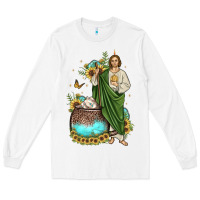 White san judas coffee cup sunflower Long Sleeve Tee - JahusDesignShop