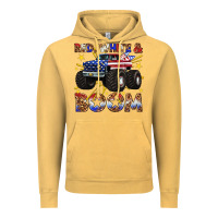 Vintage Mustard red white and boom Vintage Hoodie - texasbilliewilder