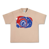 Burro Patriotic tie dye background 4th of july Urban Heavy Tee - CowGirlArtShop