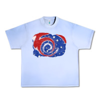 Grape Ice Patriotic tie dye background 4th of july Urban Heavy Tee - CowGirlArtShop