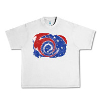 Lunar Rock Patriotic tie dye background 4th of july Urban Heavy Tee - CowGirlArtShop