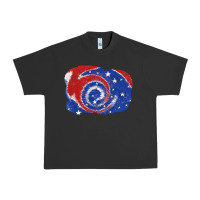 Pigment Black Patriotic tie dye background 4th of july Urban Heavy Tee - CowGirlArtShop