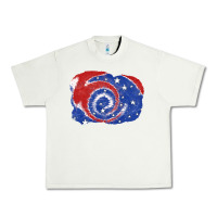 Pistachio Patriotic tie dye background 4th of july Urban Heavy Tee - CowGirlArtShop