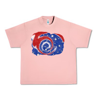 Salmon Patriotic tie dye background 4th of july Urban Heavy Tee - CowGirlArtShop