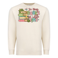 Sandshell so many books so little time Premium Sweatshirt - MaliasSmallBusiness