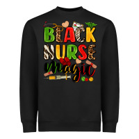 Black black nurse magic Heavyweight Sweatshirt - Zillion Design Studio