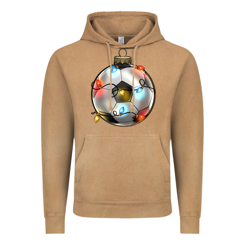 Christmas  Soccer Vintage Hoodie by Zillion Design Studio | Teevron