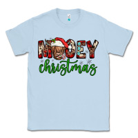 Dusty Blue mooey christmas Classic Tee - JahusDesignShop