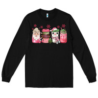 Black pink Christmas coffee Long Sleeve Tee - JahusDesignShop
