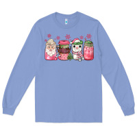 Colony Blue pink Christmas coffee Long Sleeve Tee - JahusDesignShop