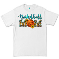 White western leopard camouflage sunflowers glitter mom basketball Premium Tee - Artiststas