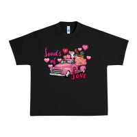 Black loads of love valentine's day farm truck Urban Heavy Tee - FaDigitalArtStudio