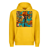 Lemon Western Girl Hair Clasp And Sunflower With Leopard And Glitter Seamles Premium Hoodie - BundleAndBundleShop
