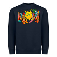 Navy summer mom Heavyweight Sweatshirt - texasbilliewilder