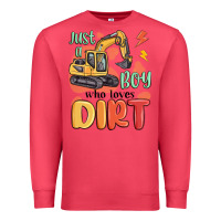 Cardinal just a boy who loves dirt Premium Sweatshirt - MaliasSmallBusiness