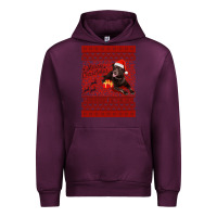 Mauve Wine Merry Christmas Labrador Retriever Urban Hoodie - Bettercallsaul