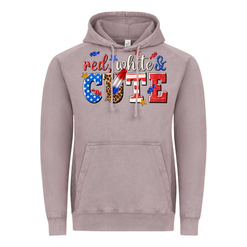 Red White And Cute Billie Wilder Vintage Hoodie by texasbilliewilder | Teevron