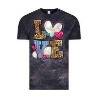 Cloud Black love volleyball Vintage Tee - Zillion Design Studio