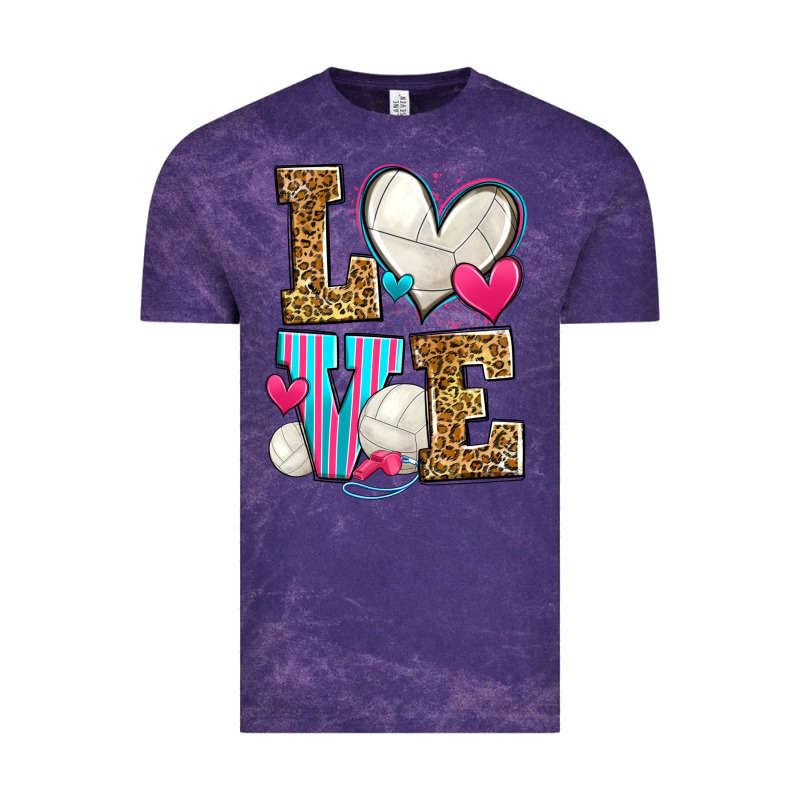 Love Volleyball Vintage Tee by Zillion Design Studio | Teevron