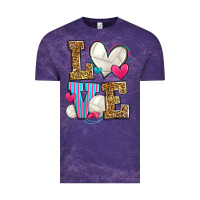 Cloud Purple love volleyball Vintage Tee - Zillion Design Studio