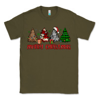 Army Green merry christmas tree Classic Tee - JahusDesignShop
