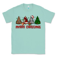 Seafoam merry christmas tree Classic Tee - JahusDesignShop