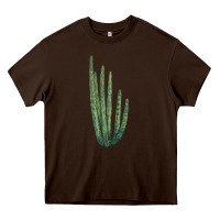 Chocolate Brown organ pipe cactus Heavy Core Tee - LillyAllenDesigns