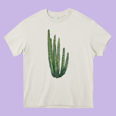 Organ Pipe Cactus Heavy Core Tee Designed By Lillyallendesigns