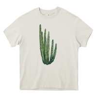 Cream organ pipe cactus Heavy Core Tee - LillyAllenDesigns