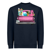 Summer Pink Truck Beach Heavyweight Sweatshirt | Teevron
