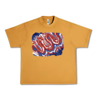 Peanut Butter Patriotic tie dye background Urban Heavy Tee - CowGirlArtShop