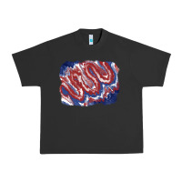 Pigment Black Patriotic tie dye background Urban Heavy Tee - CowGirlArtShop
