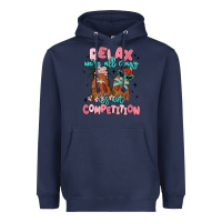 Navy relax we're all crazy it's not competition Heavyweight Hoodie - MaliasSmallBusiness