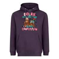 Plum relax we're all crazy it's not competition Heavyweight Hoodie - MaliasSmallBusiness
