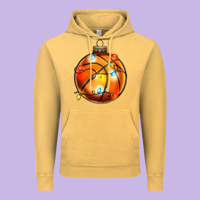 Christmas Baskeball Vintage Hoodie Designed By Zillion Design Studio