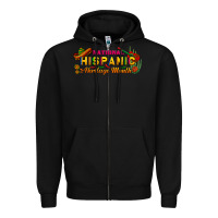 Black national hispanic heritage month Zipper Hoodie - BundleAndBundleShop