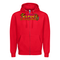 Red national hispanic heritage month Zipper Hoodie - BundleAndBundleShop