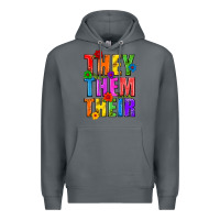 Rock They Them Their Pride LGBTQ Premium Hoodie - BundleAndBundleShop